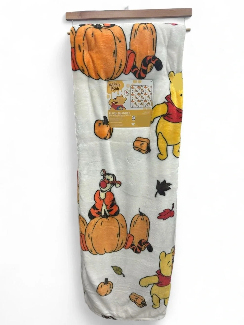 Disney Winnie the Pooh & Friends Plush Blanket, Queen Size
